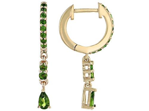 Photo of Rachel Roy Jewelry, 0.84ctw Chrome Diopside 18K Yellow Gold Over Sterling Silver Dangle Earrings