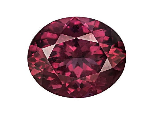 Raspberry rhodolite garnet min 5.50ct 12x10mm oval