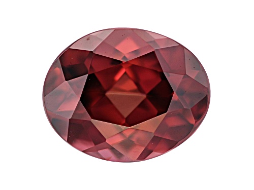 Red Zircon 9.5x7.5mm Oval 3.00ct