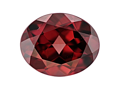 Photo of Red Zircon 10x8mm Oval 3.40ct