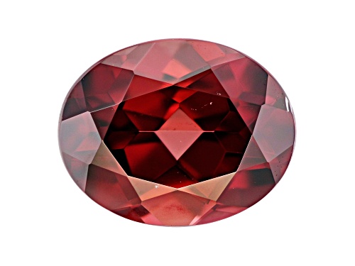 Tanzanian red zircon min 4.00ct 10x8mm oval