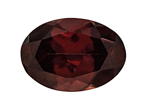 Tanzanian red zircon min 1.00ct 7x5mm oval