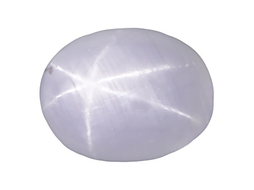 Photo of Sapphire Loose Gemstone Gray Star Unheated Oval Cabochon .50ct