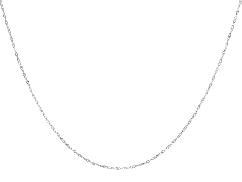 Stefano Oro® Platinum 1mm Singapore 18" Chain - Size 18