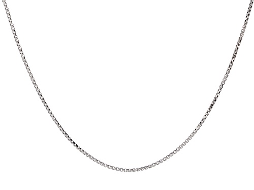 Stefano Oro® 14k White Gold 1.45mm Rounded Box 14 Inch Chain - Size 14