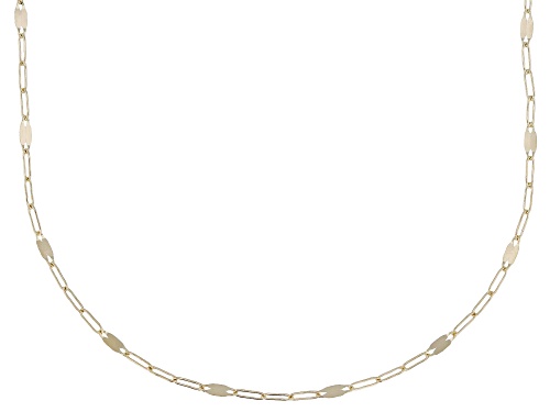 Stefano Oro® 14k Yellow Gold Paperclip Petali 20" Necklace - Size 20