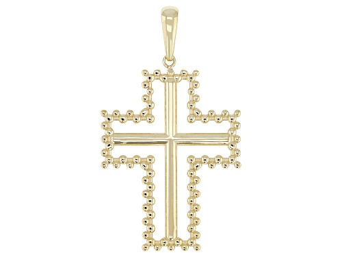 Stefano Oro® 14k Yellow Gold Royal Cross Pendant