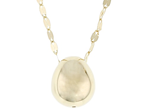 Stefano Oro® 14k Yellow Gold Pepita Necklace - Size 18