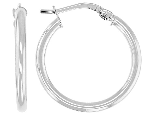 Stefano Oro® 14k White Gold 0.60" Capri Earrings