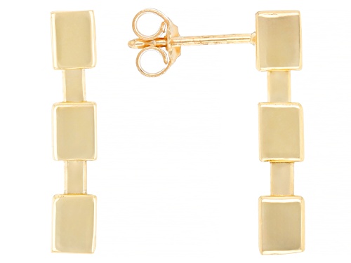 Stefano Oro® 14k Yellow Gold "Modula" Earrings