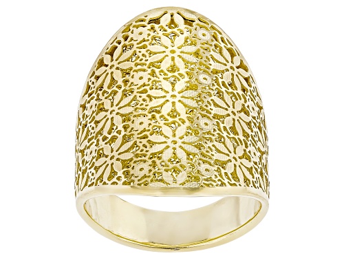 Stefano Oro® 14k Yellow Gold Power Ricami Ring - Size 7