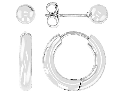 Sophisticated Steel® Stainless Steel Earrings Set of 2
