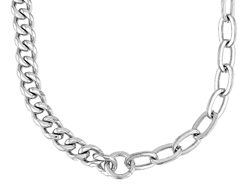Sophisticated Steel® Stainless Steel Multi-Link Necklace - Size 17