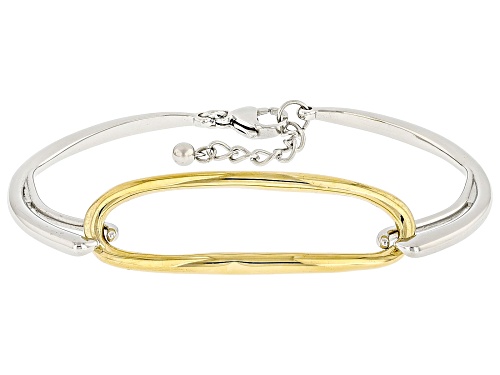 Sophisticated Steel® Two Tone Stainless Steel Bracelet - Size 7.25