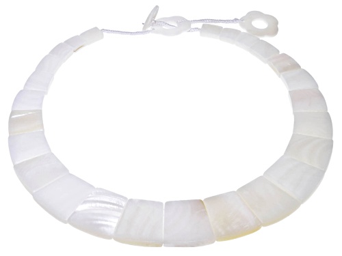 8-15mm White South Sea Mother-Of-Pearl 20 Inch Necklace - Size 20