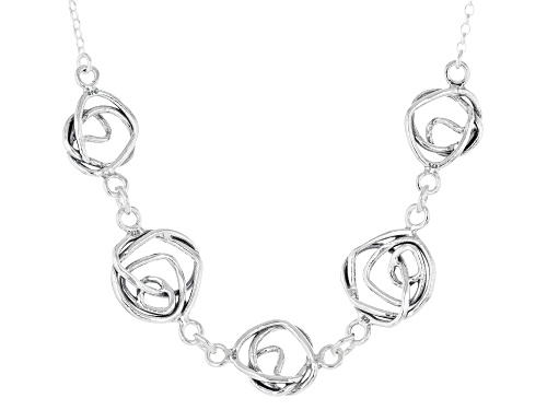 Artisan Collection of Israel™ Sterling Silver Organic Design Necklace - Size 17
