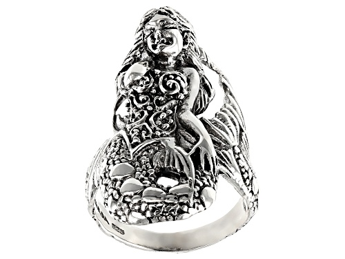 Artisan Collection Of Bali™ "Mermaid Mania" Sterling Silver Ring - Size 7