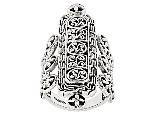 Artisan Collection Of Bali™ Sterling Silver "Tinted Whisper" Ring - Size 7