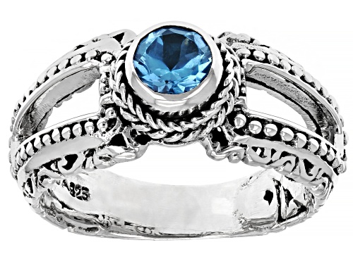 Photo of Artisan Collection Of Bali™ 0.55ct Swiss Blue Topaz Sterling Silver Ring - Size 6