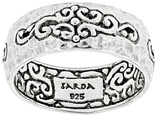 Photo of Artisan Collection of Bali™ Silver "Reflection In A Mirror" Band Ring - Size 8