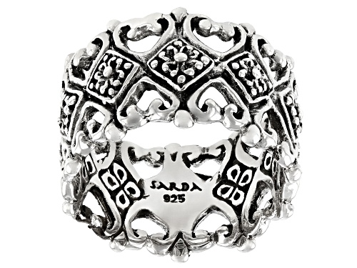 Artisan Collection of Bali™ Sterling Silver "Cherished Forever" Band Ring - Size 7