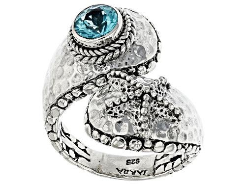 Photo of Artisan Collection of Bali™ Paraiba Color Apatite Silver Ring - Size 5