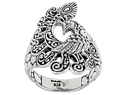 Photo of Artisan Collection of Bali™ Silver "Overflow With Grace" Peacock Ring - Size 8