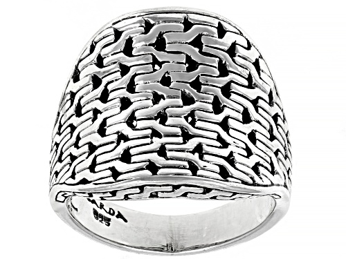 Photo of Artisan Collection of Bali™ Sterling Silver Chainlink Dome Ring - Size 8