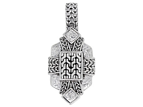 Artisan Collection of Bali™ Silver "He's A Chain Breaker" Enhancer Pendant