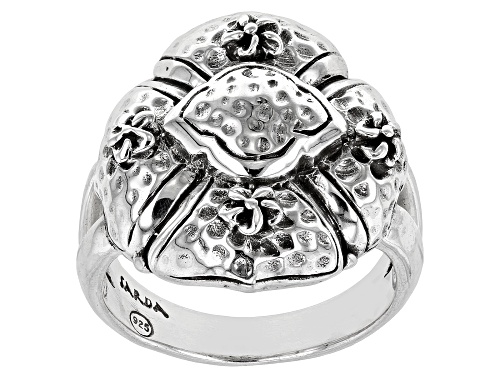 Photo of Artisan Collection of Bali™ Silver "Reap What You Sow" Hammered Ring - Size 7
