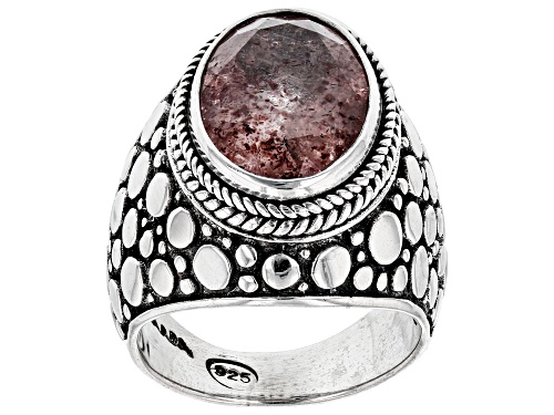 Photo of Artisan Collection of Bali™ 5.48ct Cherry Quartz Silver Ring - Size 6
