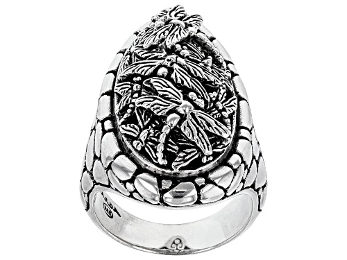 Photo of Artisan Collection of Bali™ Silver "Changed Inside Out" Dragonfly Ring - Size 8