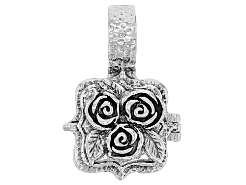 Artisan Collection of Bali™ Silver "Roses of Hope" Enhancer Pendant