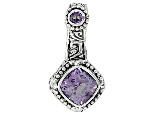 Photo of Artisan Collection of Bali™ 3.61ct Amethyst & .30ct Talkative™ Topaz Silver Pendant