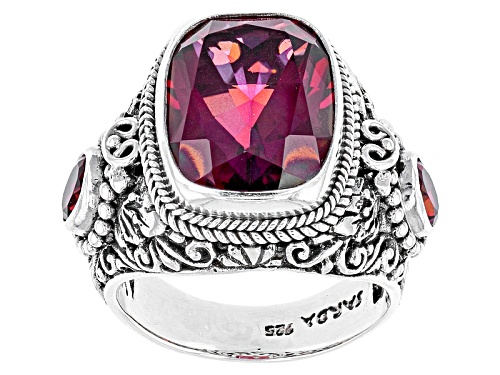 Artisan Of Bali™ Bee Pink™ Mystic Quartz®, Arduous™ Mystic Quartz® Silver Ring - Size 12