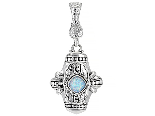 Artisan Collection of Bali™ Lab Created Cornflower Blue Opal Silver ...