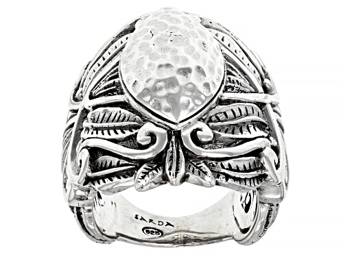 Artisan Collection of Bali™ Silver "Peace Be Still" Statement Ring - Size 6