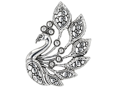 Artisan Collection of Bali™ Silver "Abundantly Blessed" Peacock Pendant