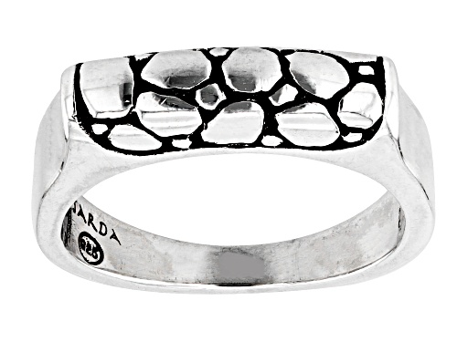 Photo of Artisan Collection of Bali™ Sterling Silver Watermark Band Ring - Size 7
