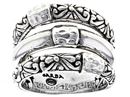 Artisan Collection of Bali™ Sterling Silver Hammered Band Ring - Size 8