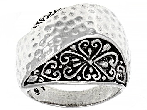 Photo of Artisan Collection of Bali™ Sterling Silver Hammered Dome Ring - Size 7