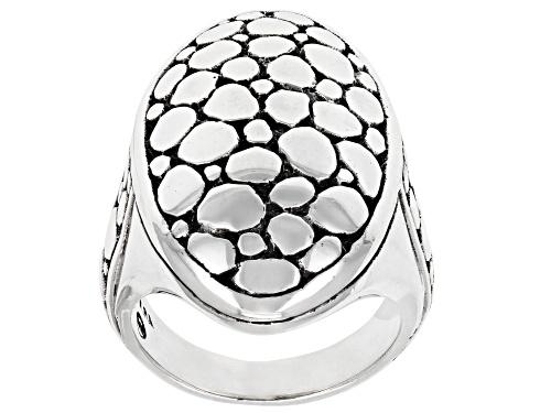 Artisan Collection of Bali™ Sterling Silver Watermark Statement Ring - Size 8