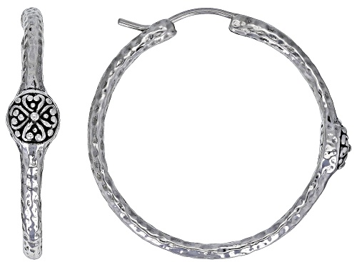 Artisan Collection of Bali™ Sterling Silver Hoop Earrings