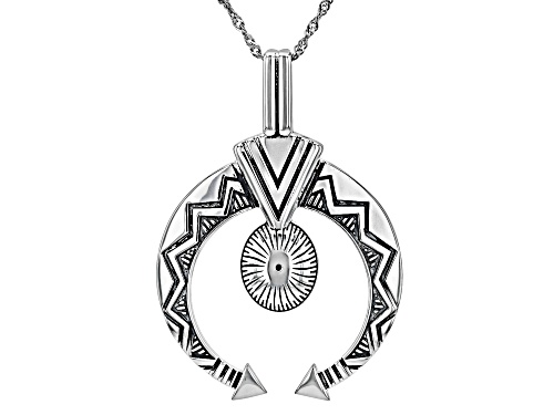 Southwest Style by JTV™ Oxidized Sterling Silver Pendant With Chain