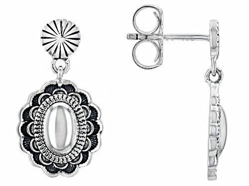 Southwest Style by JTV™ Oxidized Sterling Silver Dangle Earrings