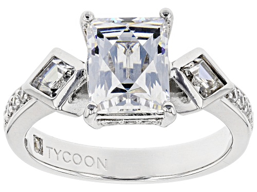 Tycoon For Bella Luce ® 5.21ctw Platineve® Ring (3.38ctw Dew) - Size 10