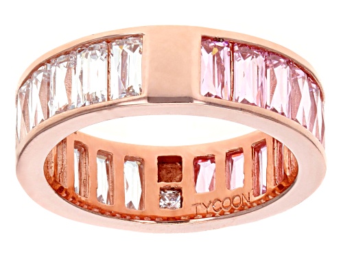 Tycoon For Bella Luce ® 7.32ctw Pink And White Diamond Simulants Eterno ™ Rose Ring - Size 10