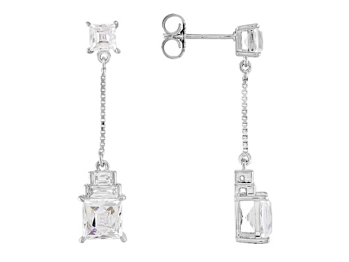 Tycoon For Bella Luce ® 5.78ctw Platineve® Earrings (3.80ctw Dew)