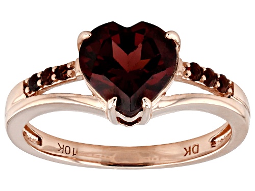 1.77ctw Vermelho Garnet™ 10k Rose Gold Ring - Size 7