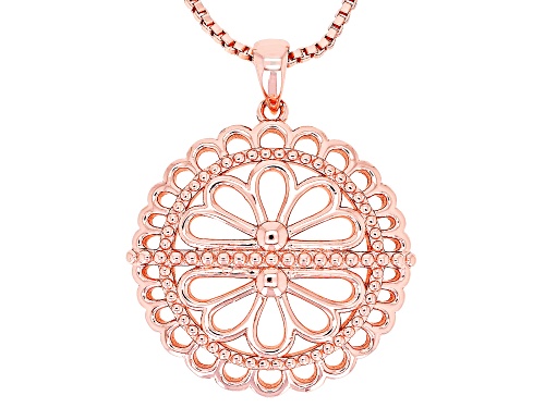 Timna Jewelry Collection(TM) Copper Flower Pendant With Chain